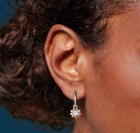 Revival Céleste Sun & Crescent Moon Hoop Earrings Earrings Kit Heath