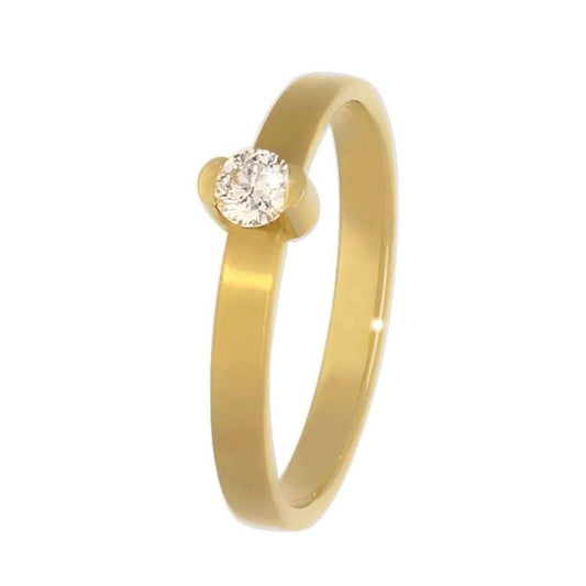 18ct yellow gold brilliant cut 0.15ct diamond ring Ring Rock Lobster   