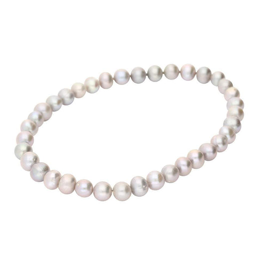 Grey 5mm pearl elasticated bracelet Bracelet Alraune   