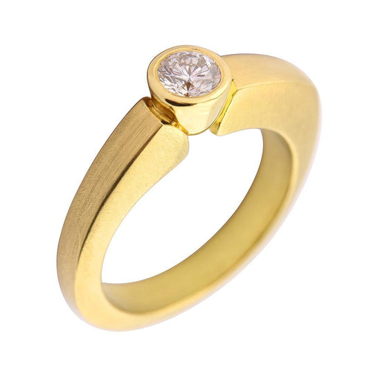 18ct yellow gold 0.35ct diamond flashlight ring Ring Rock Lobster   