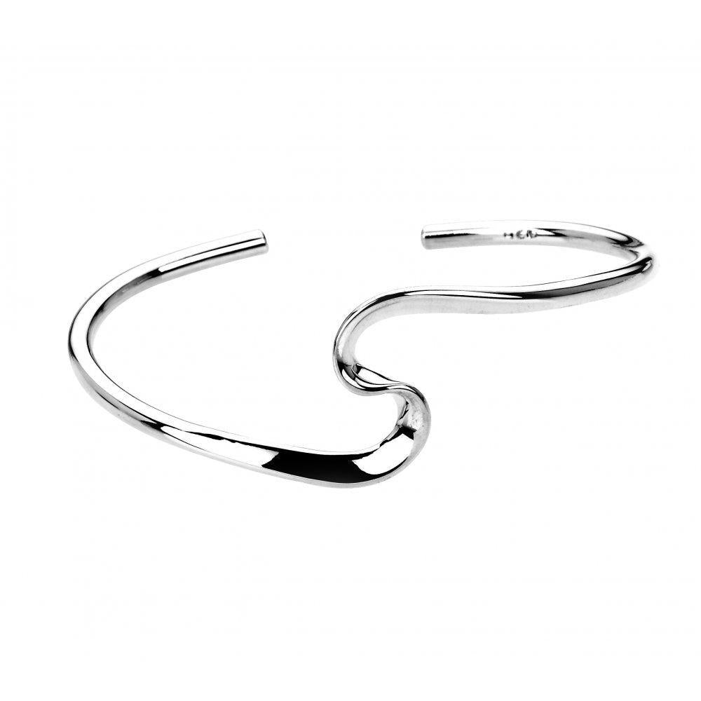 Silver squiggle cuff bangle Bangle Tianguis Jackson   