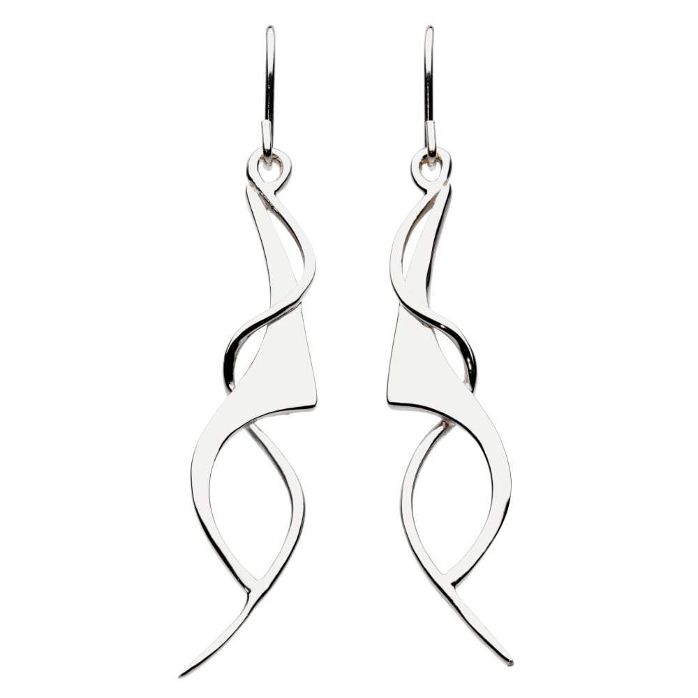 Silver art nouveau hook earrings Earrings Rock Lobster Jewellery   