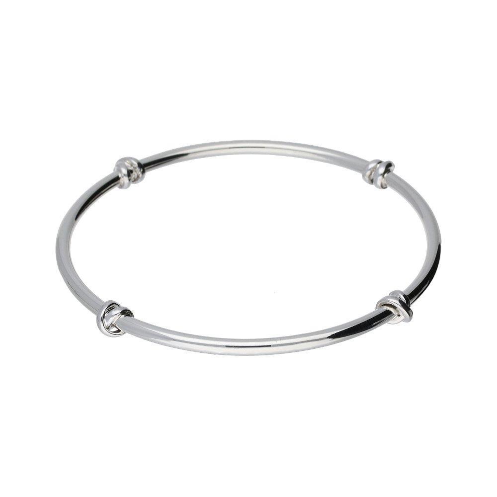 Silver four knot bangle Bangle Rock Lobster   