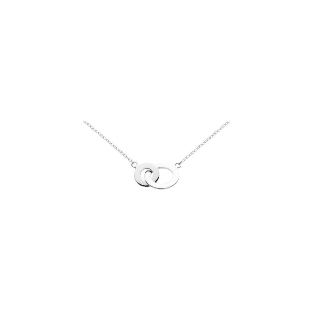 Silver linking hoops necklace Necklace Rock Lobster Jewellery   