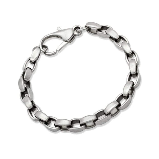 Steel box link chunky bracelet Bracelet Unique   