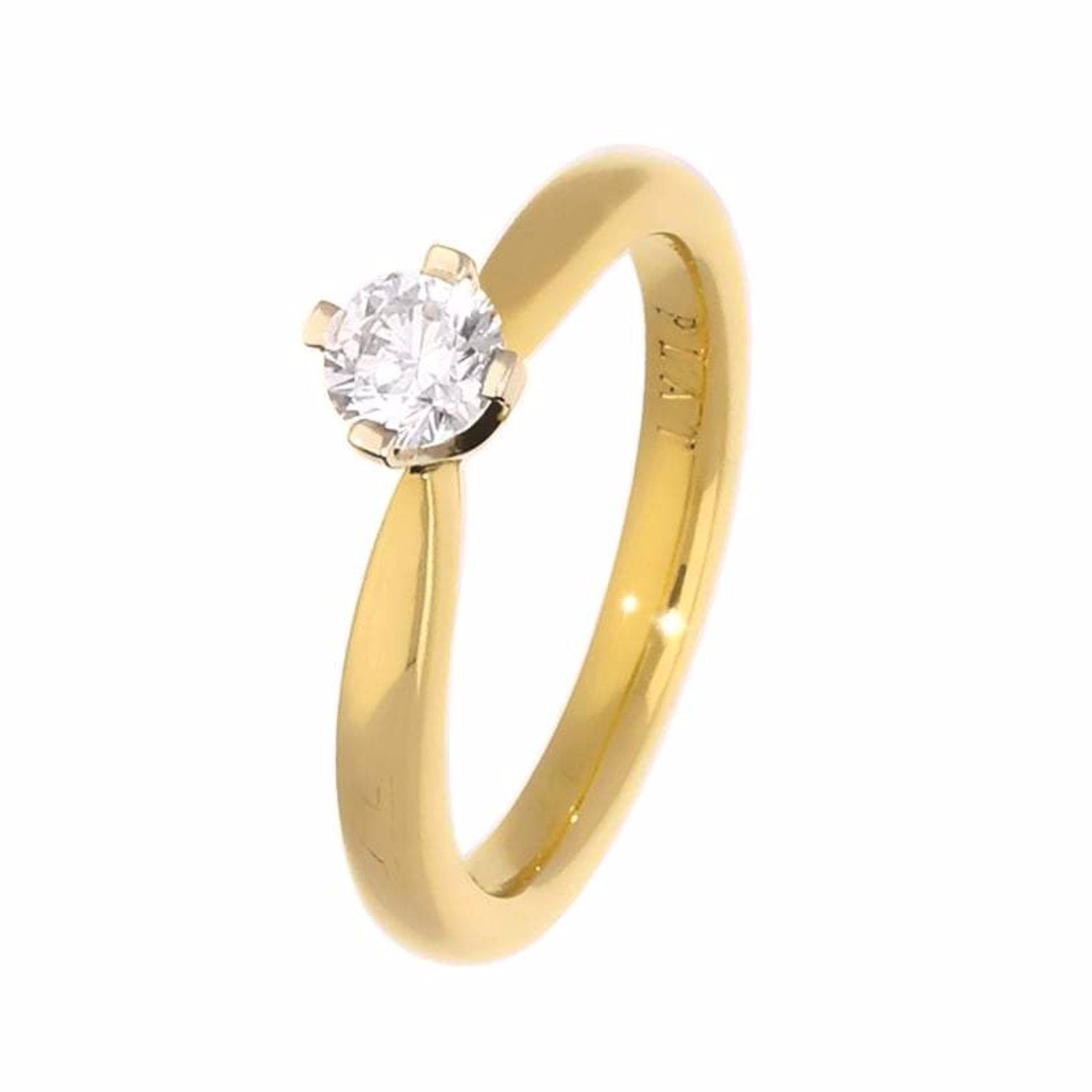 18ct yellow gold 0.36ct certified natural diamond ring Ring Rock Lobster   