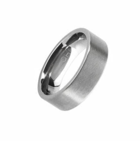 Titanium plain flat band Ring Rock Lobster Jewellery   