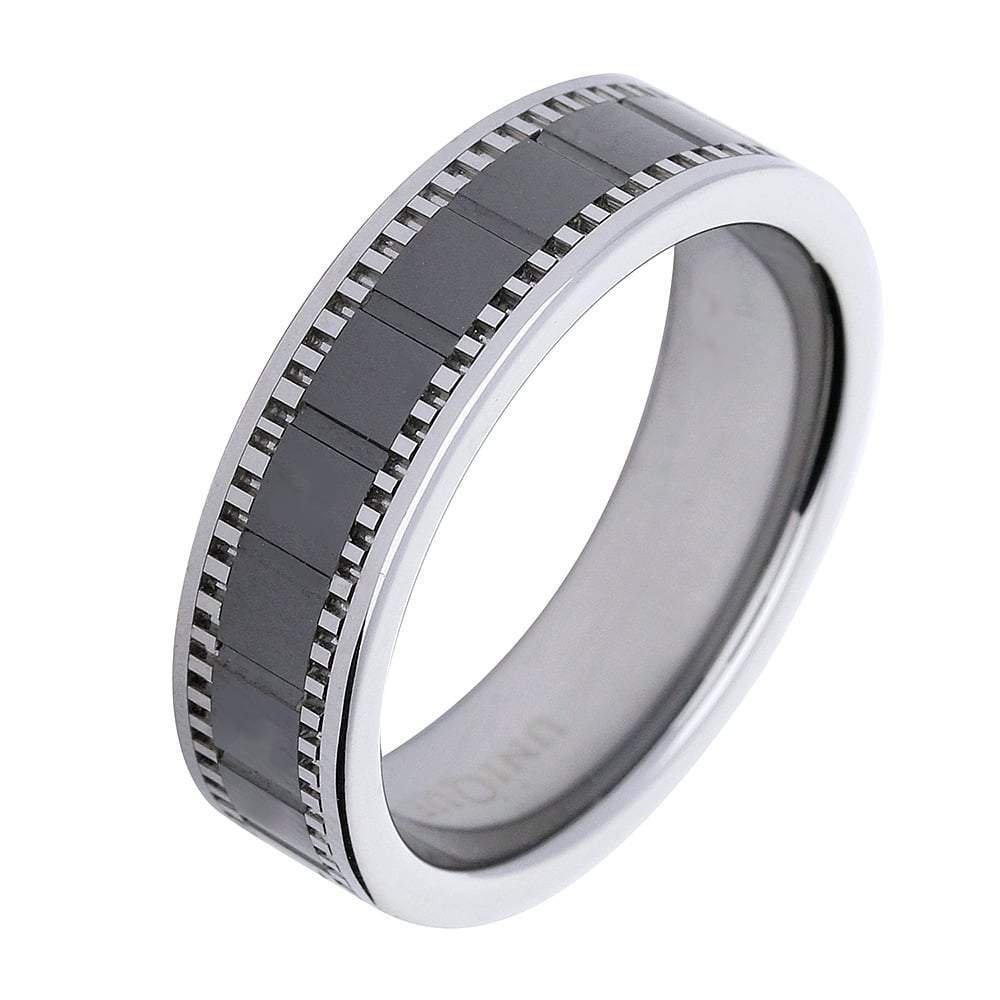 Tungsten ceramic ring size X Ring Rock Lobster Jewellery   