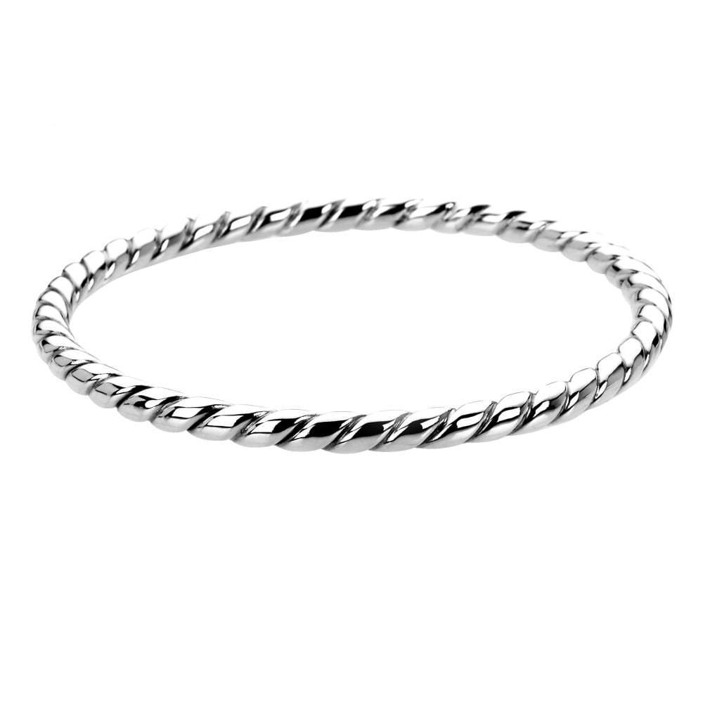 Eternal Twisted silver bangle Bangle Cavendish French   