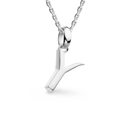 Pendant Signature Skript Capital Initial Necklace A-Z