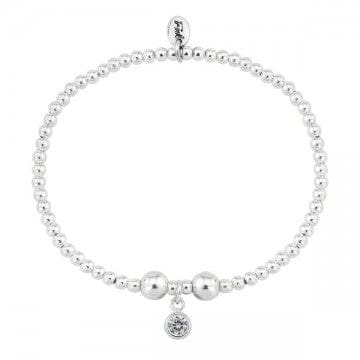 Silver and Crystal CZ April birthstone bracelet Bracelet Trink