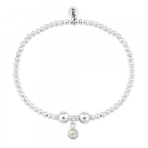 Silver and Pearl June birthstone bracelet Bracelet Trink