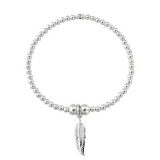 Silver angel feather bracelet Bracelet Trink   