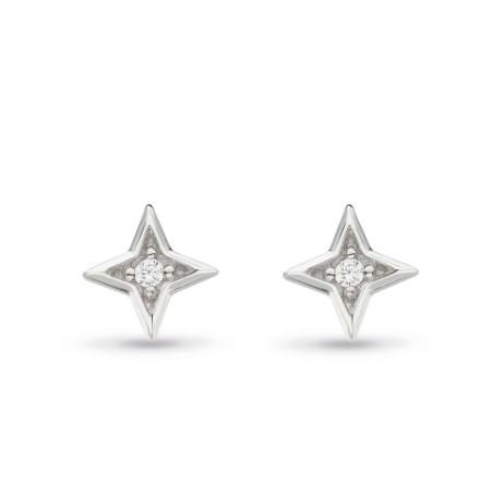 Silver Astoria Starburst Mini Star Stud Earrings Earrings Kit Heath
