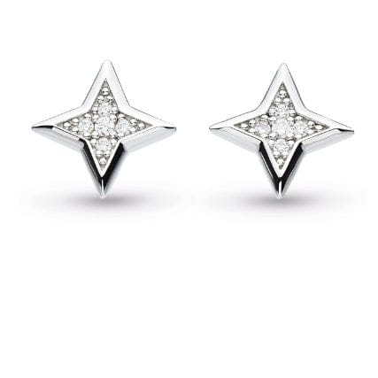 Silver Astoria Starburst Pavé Star Stud Earrings Earrings Kit Heath