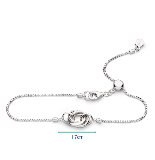 Silver Bevel Trilogy Bracelet Bracelet Kit Heath