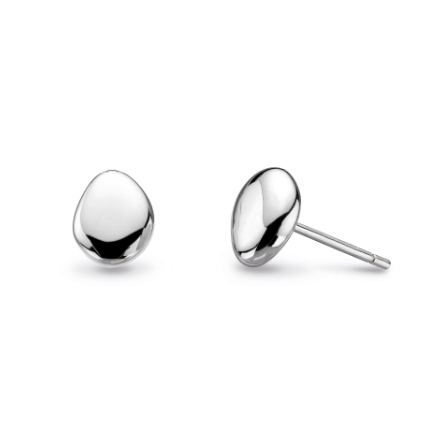 Silver coast tumble stud earrings Earrings Kit Heath