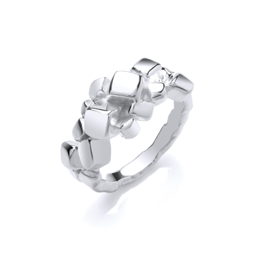Silver Cube Ring Ring Cavendish French