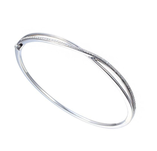 Silver Enchanting Bangle Bangle Amore