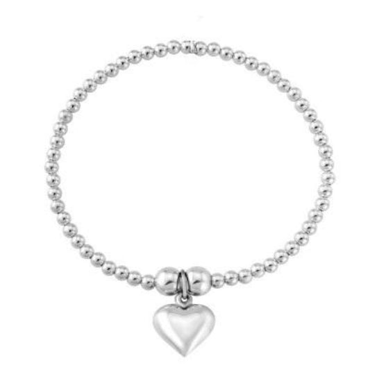 Silver heart of silver bracelet Bracelet Trink   