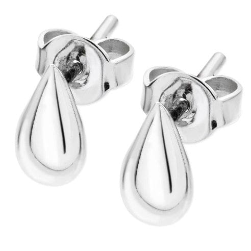 Silver mini teardrop stud earrings Earrings Lucy Q