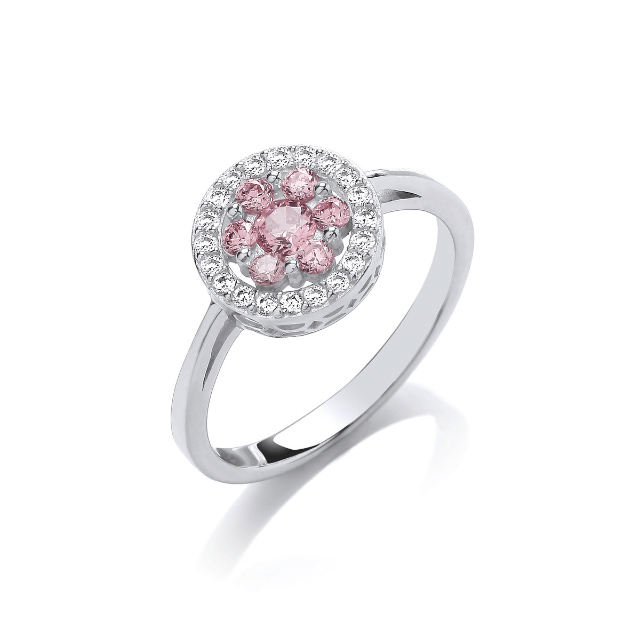 Silver pretty in pink ring Ring Cavendish French