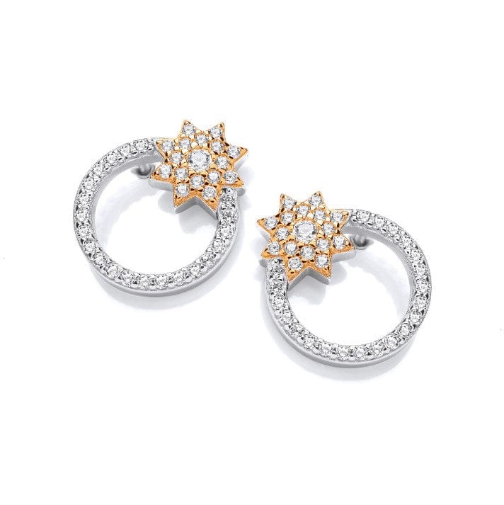 Silver Star of Hope Earrings Earrings Cavendish French