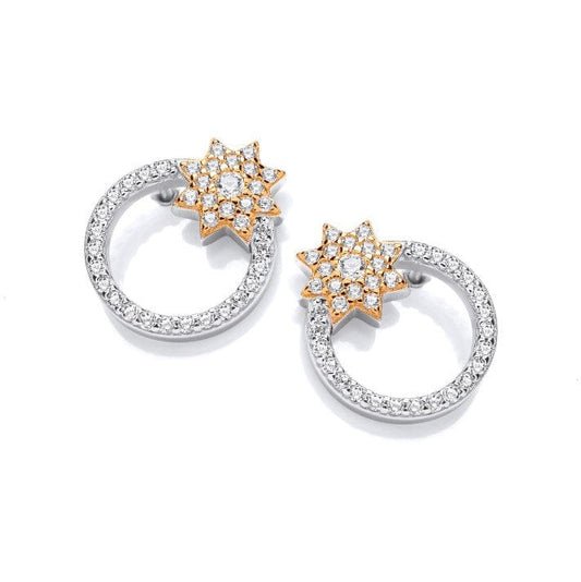 Silver Star of Hope Earrings Earrings Cavendish French