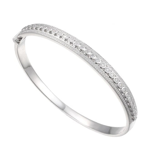 Silver Titanic Bangle Bangle Amore