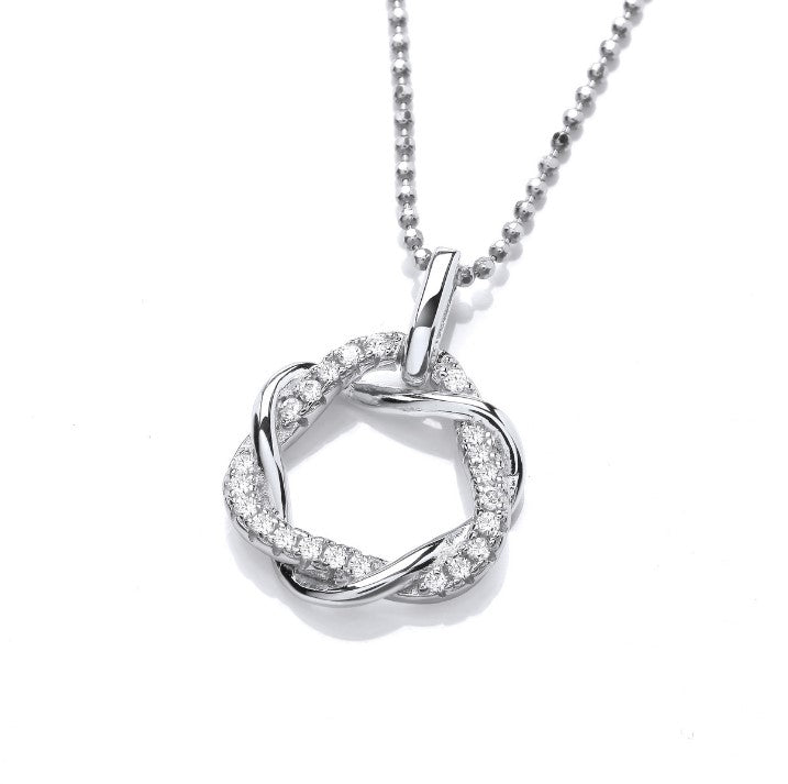 Silver Love knot Pendant Pendant Cavendish French   