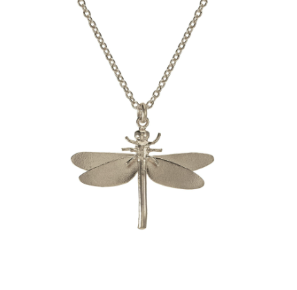 Alex Monroe Silver dragonfly necklace Pendant Alex Monroe   