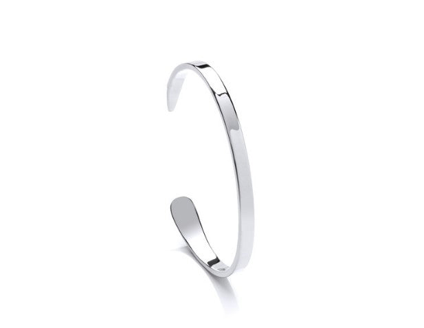 Simple Silver Cuff Bangle Bangles Cavendish French   