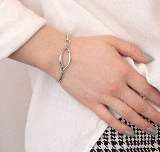 Entwine Twine Twist Hinged Bangle Bangle Kit Heath   