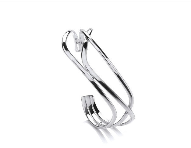 Silver Twister Cuff Bangle Bangles Cavendish French   