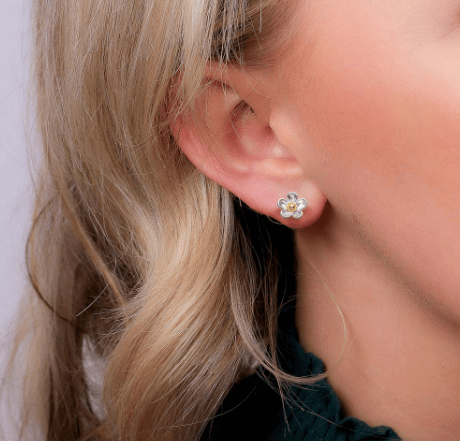 Wood Rose Stud Earrings Earrings Kit Heath